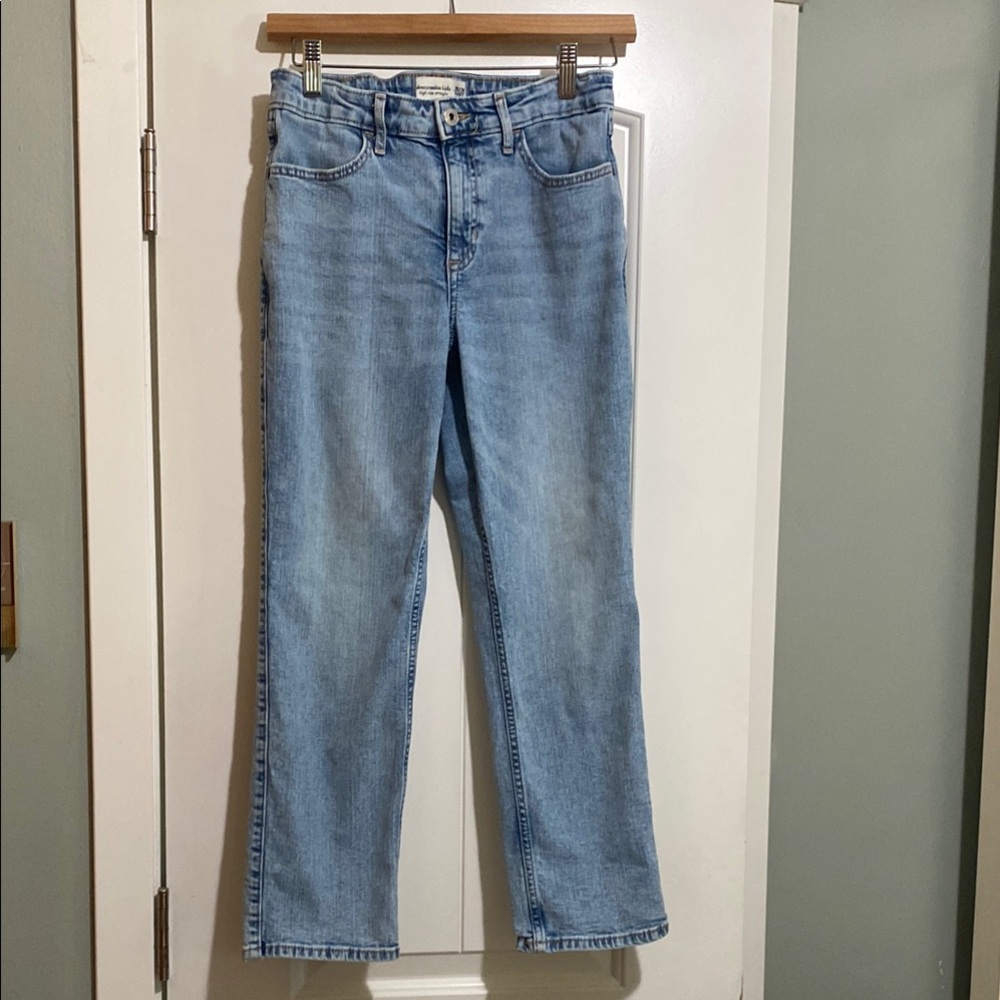 Abercrombie Kids High Rise Straight jeans